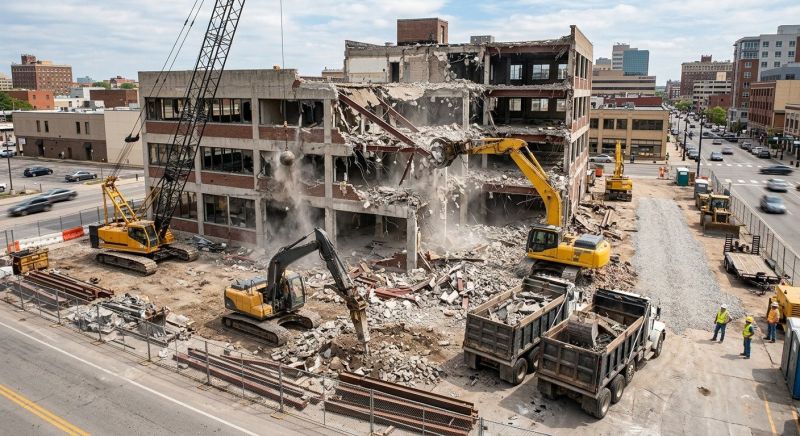 Commercial Property Demolition in Katy, TX