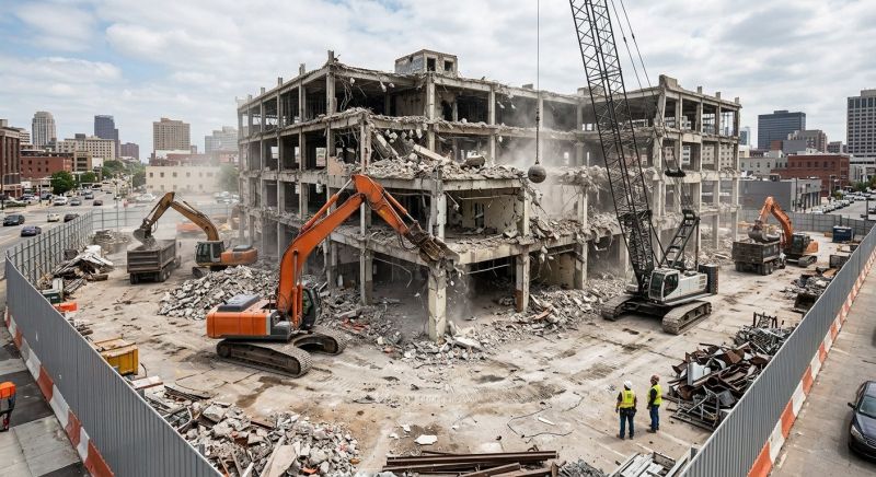 Commercial Site Demolition in Bergen County, NJ
