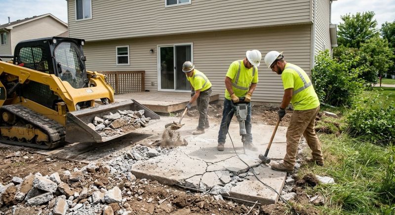 Concrete Pavement Demolition in Sacramento, CA